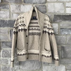 Men’s wool cardigan